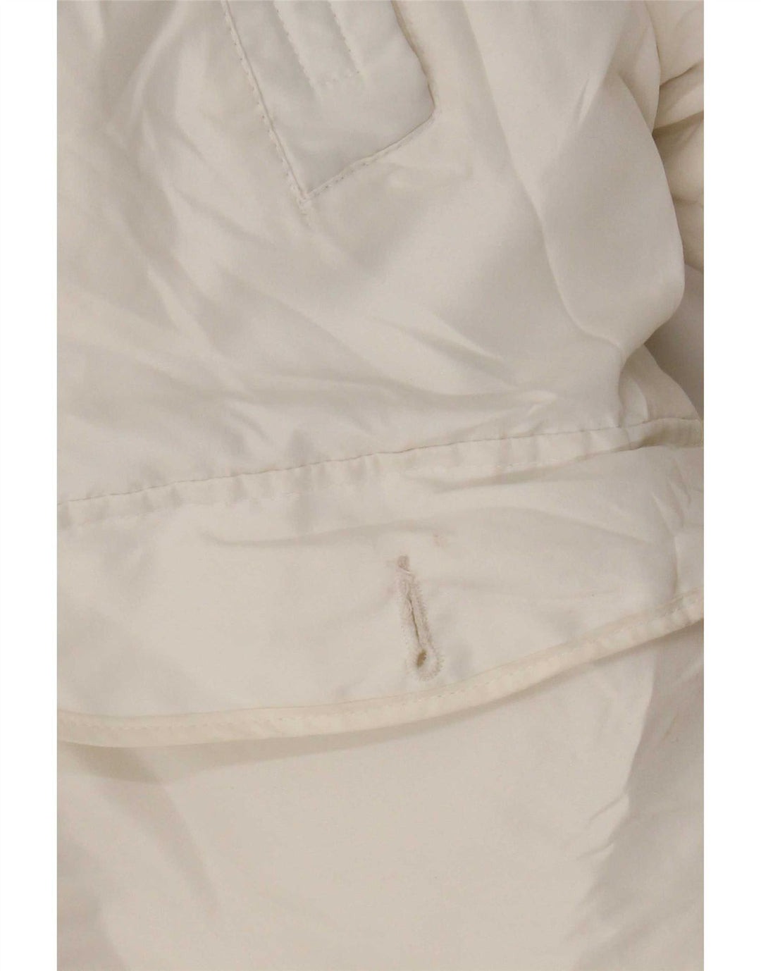 Jack & Jones Herre Hooded Bomber Jacket UK 38 Medium White Polyester
