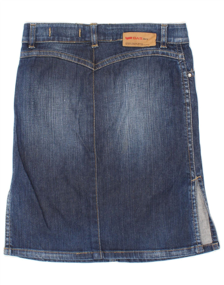 GAS Womens Denim Skirt Small W26 Blue Vintage Gas and Second-Hand Gas from Messina Hembry 