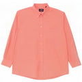 Chaps Herre Classic Fit skjorte størrelse 18 2XL Pink Houndstooth Bomuld