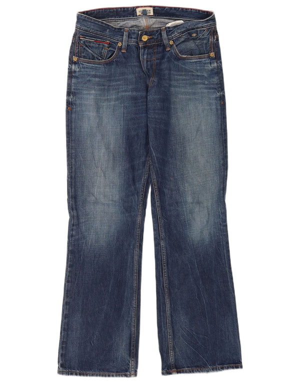 Tommy Hilfiger Mens Bootcut Jeans W30 L30 Blue Cotton