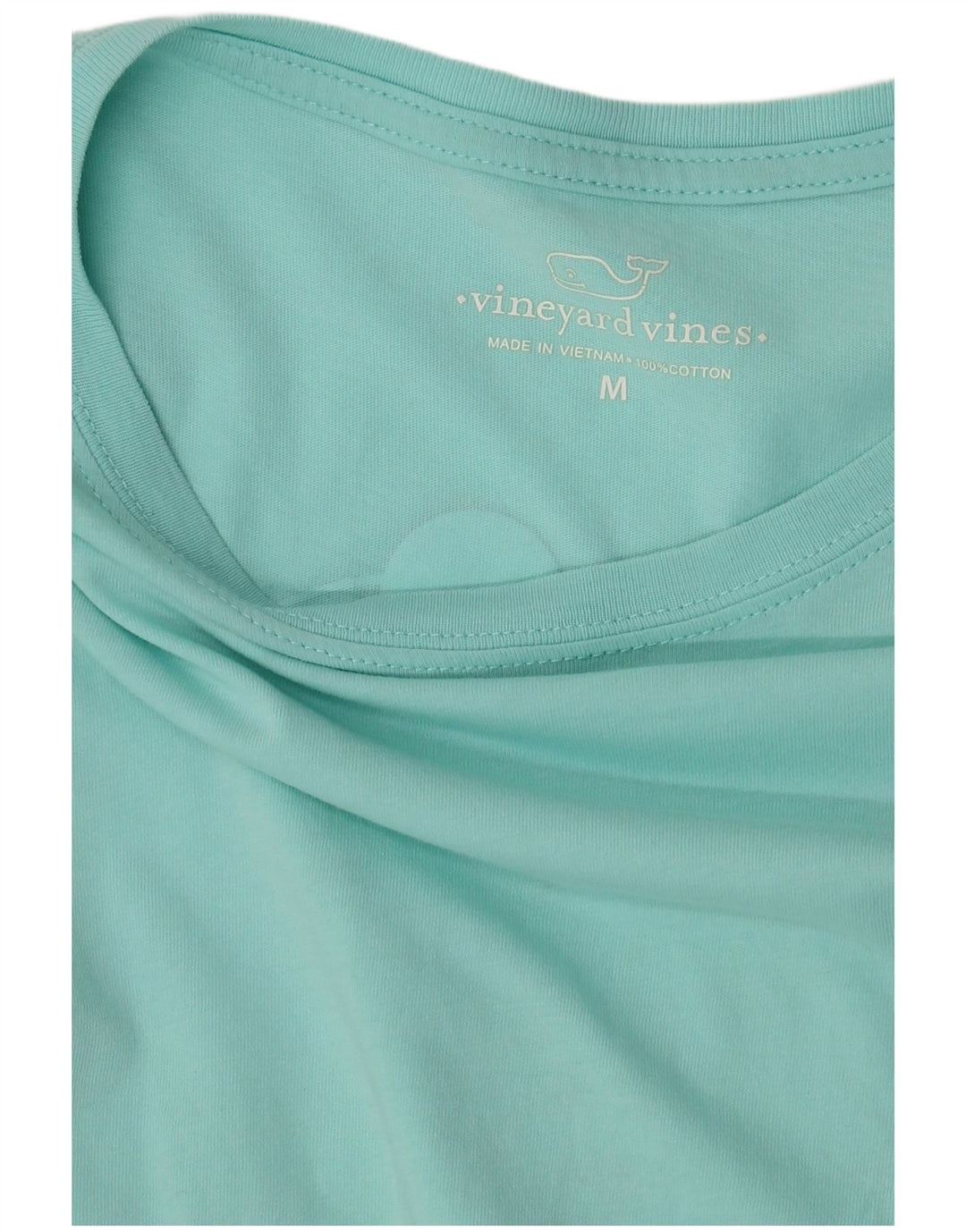 Vineyard Vines Dame Grafisk Top Langærmet UK 14 Medium Blue Cotton