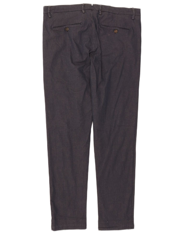 SIVIGLIA Slim Suit Bukser til mænd W34 L29 Marineblå