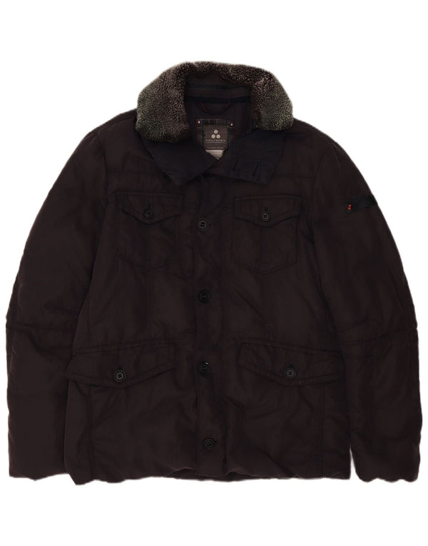 PEUTEREY Polstret herrejakke IT 52 XL Navyblå bomuld