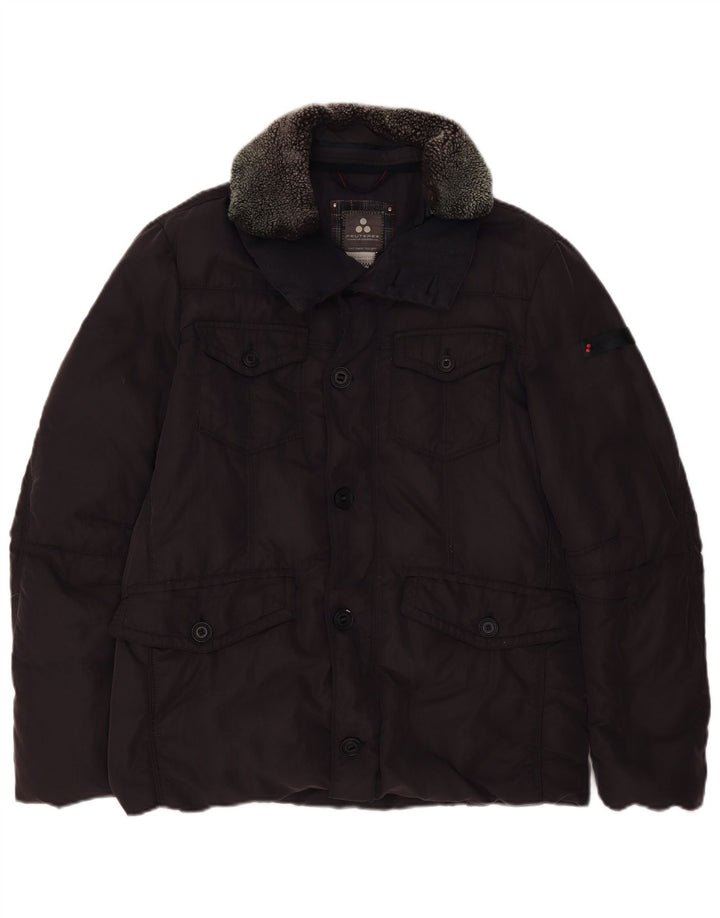 PEUTEREY Polstret herrejakke IT 52 XL Navyblå bomuld