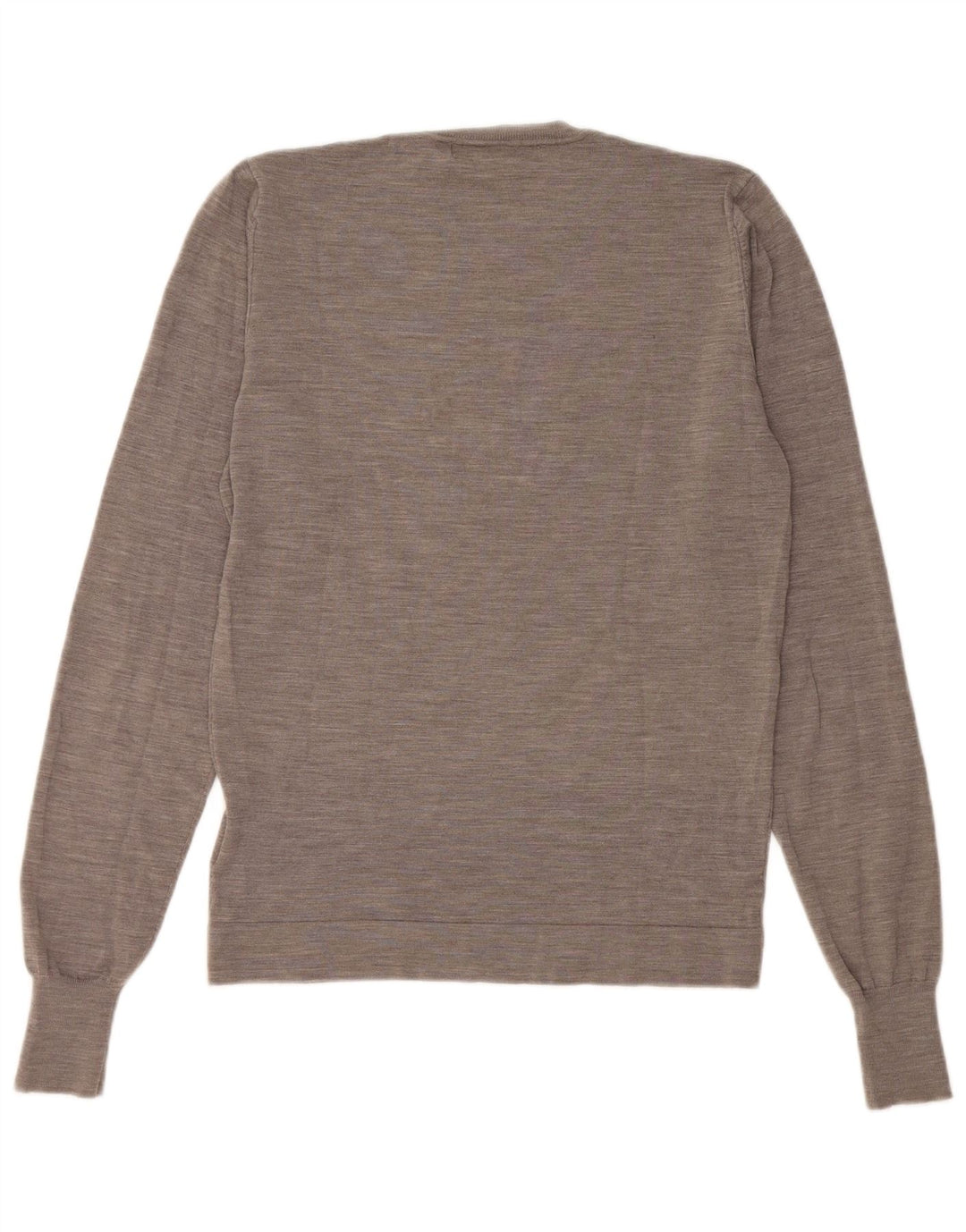 Liu Jo Herre sweater med rund hals, mellemgrå uld