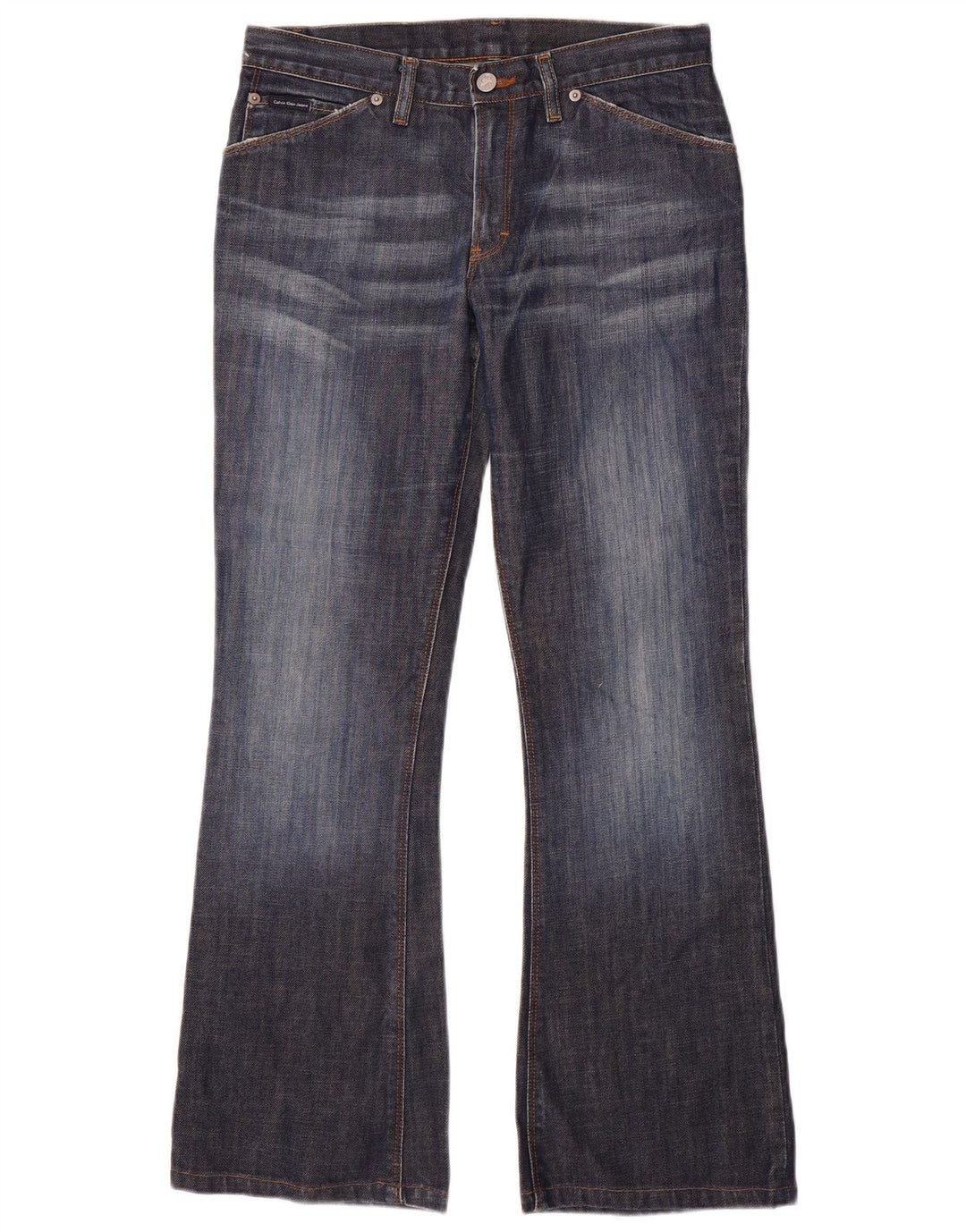 Calvin Klein Dame Bootcut Jeans W28 L29 Marineblå