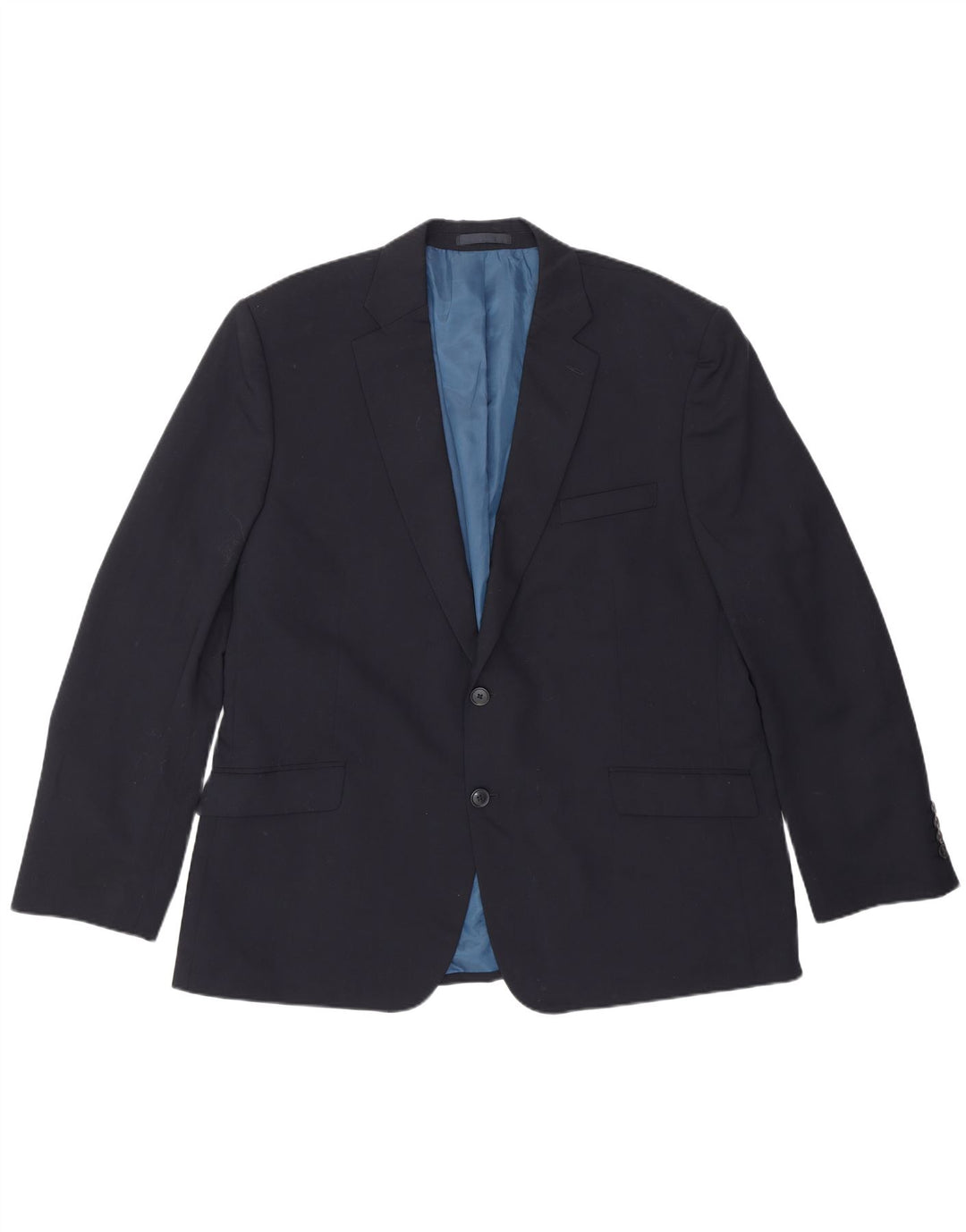 Marks & Spencer Herre 2-knaps blazerjakke UK 38 Medium Navy Blue Classic