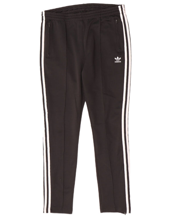 Adidas Womens Træningsdragt Bukser UK 16 Large Black Cotton Sports