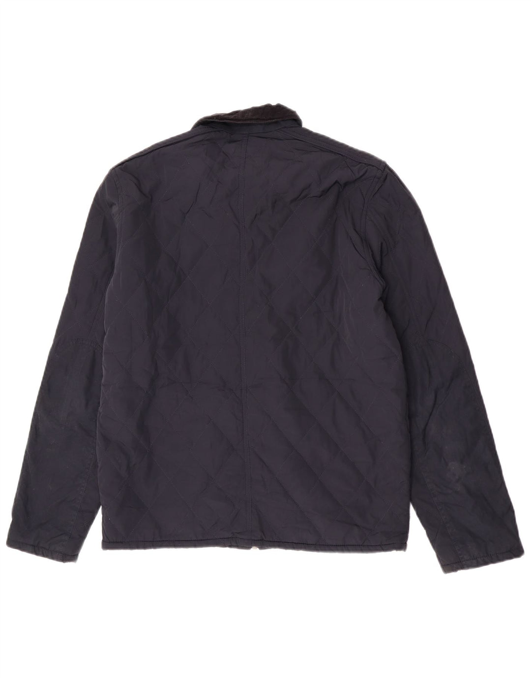 Ted Baker Herre quiltet jakke str. 4 Large Navy Blue Polyester