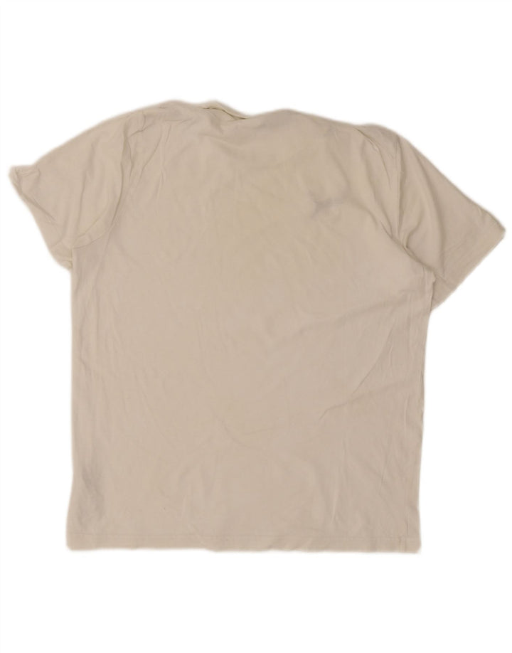 Puma Herre T-Shirt Top Stor Hvid Bomuld
