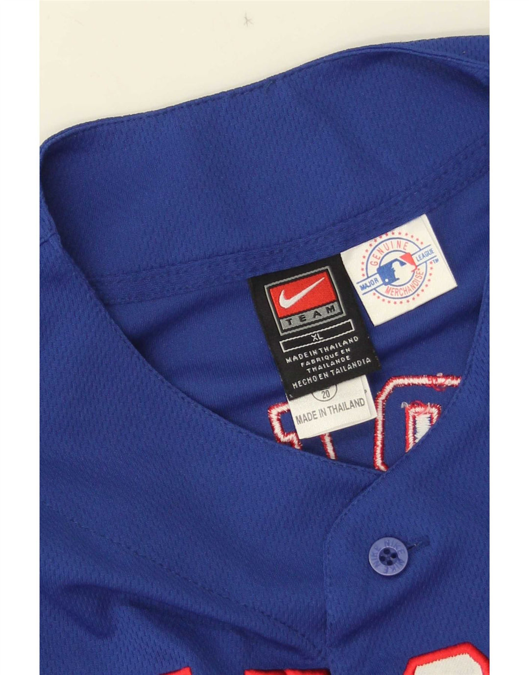 Nike Boys Rangers Grafisk Jersey Top 13-14 år XL Blå Polyester