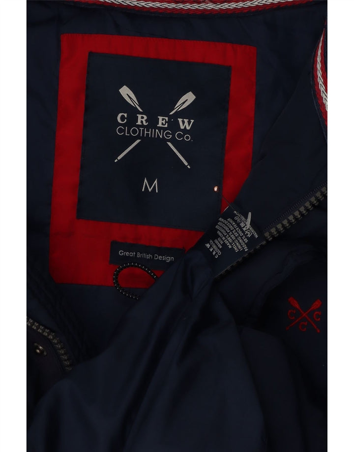 CREW TØJ Herre polstret Gilet UK 38 Medium Navy Blue Polyester