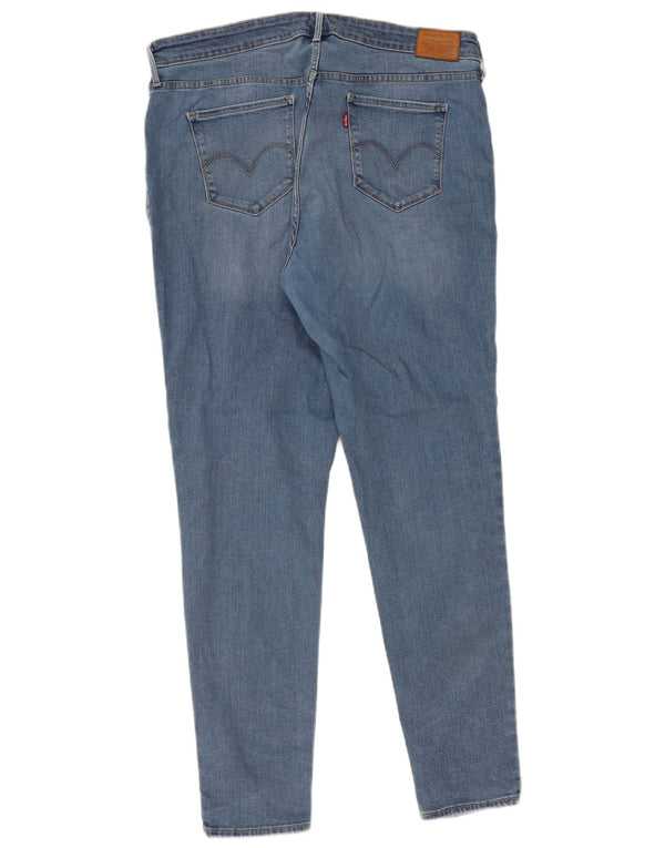 Levi's Dame 310 Shaping Super Skinny Jeans US 22 3XL W38 L32 Blå Bomuld
