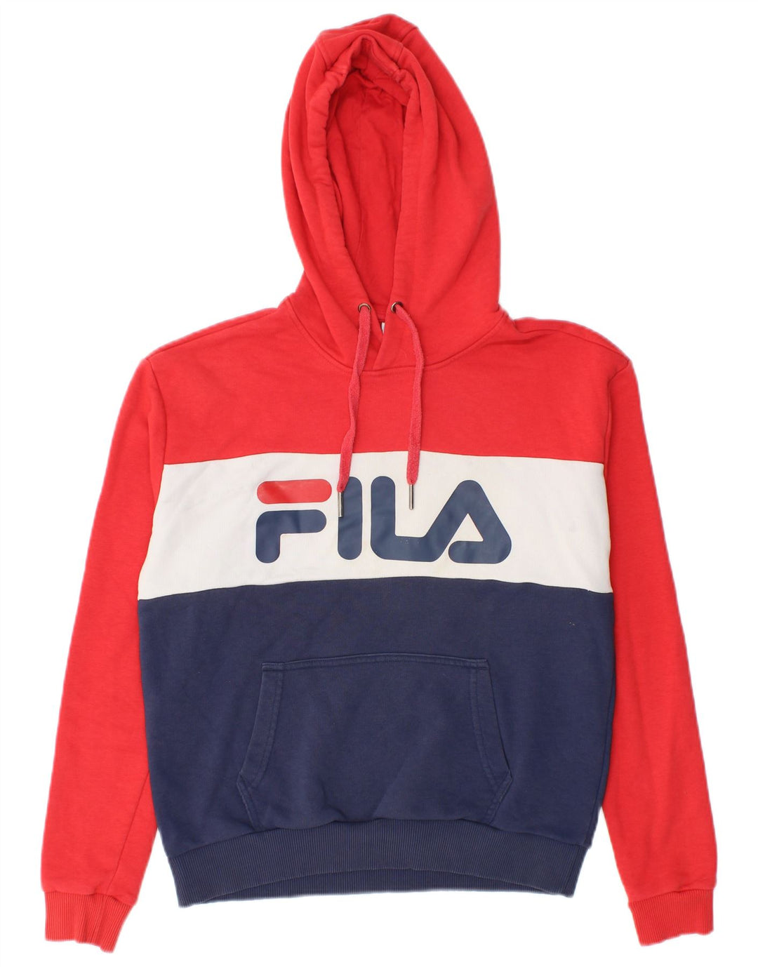 FILA Grafisk hættetrøje til kvinder Lille flerfarvet Colourblock