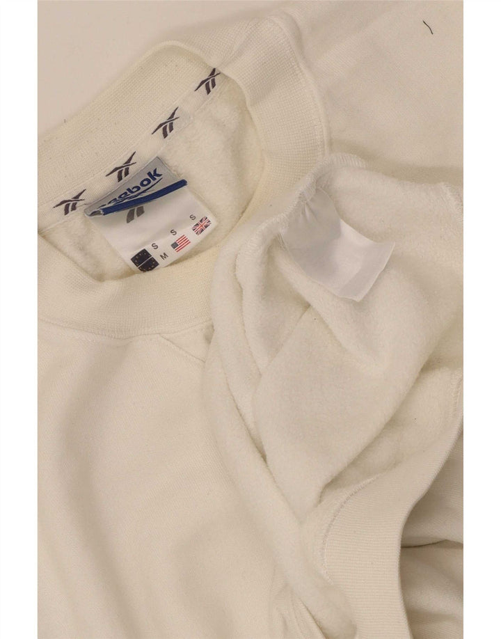 Reebok Sweatshirt til mænd, lille hvid bomuld