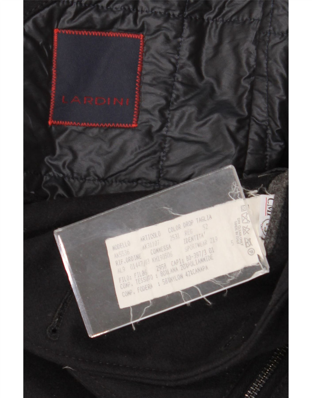 Lardini Herre 3-knaps blazerjakke IT 52 XL Marineblå Uld