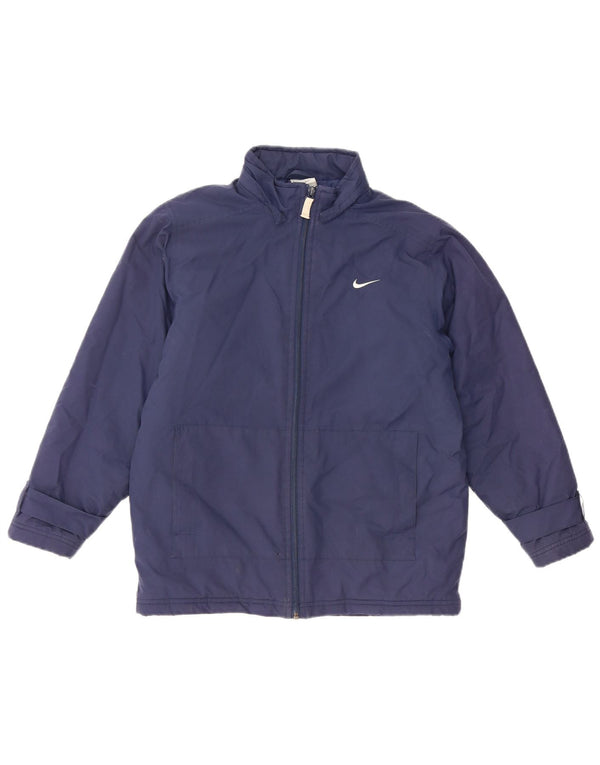 Nike drenge vindjakke 10-11 år medium marineblå polyester