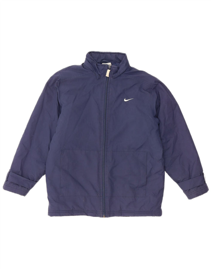 Nike drenge vindjakke 10-11 år medium marineblå polyester