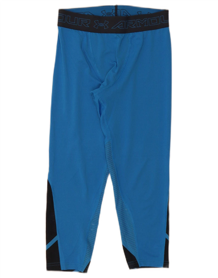 Under Armour Herre Grafiske Capri Leggings XS Blå Colourblock