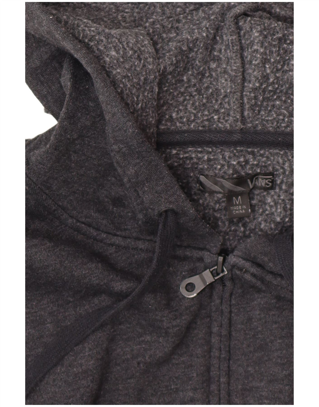 VANS Dame-hættetrøje med lynlås UK 14 Medium Grey