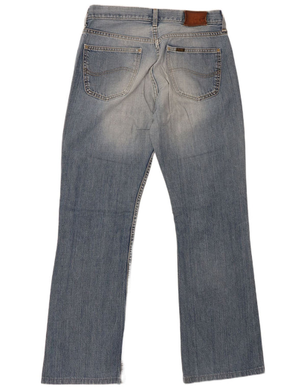 LEE Womens Denver Bootcut Jeans W32 L31 Blue Cotton