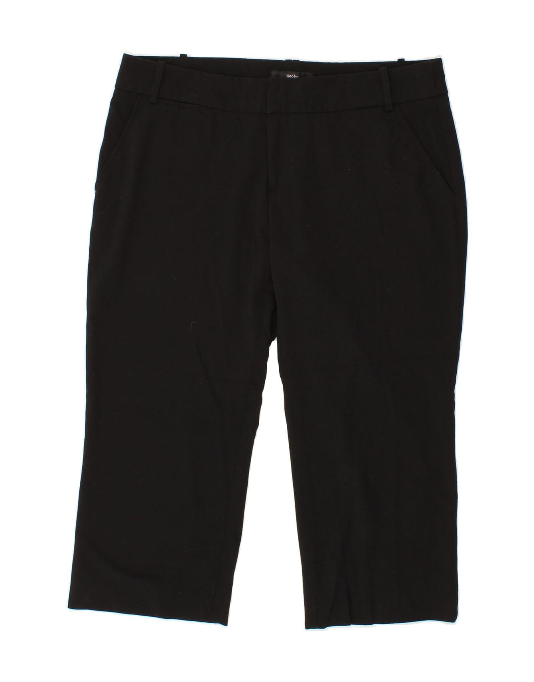 MOSSIMO Womens Straight Capri Trousers US 8 Medium W32 L20 Black Polyester Vintage Mossimo and Second-Hand Mossimo from Messina Hembry 
