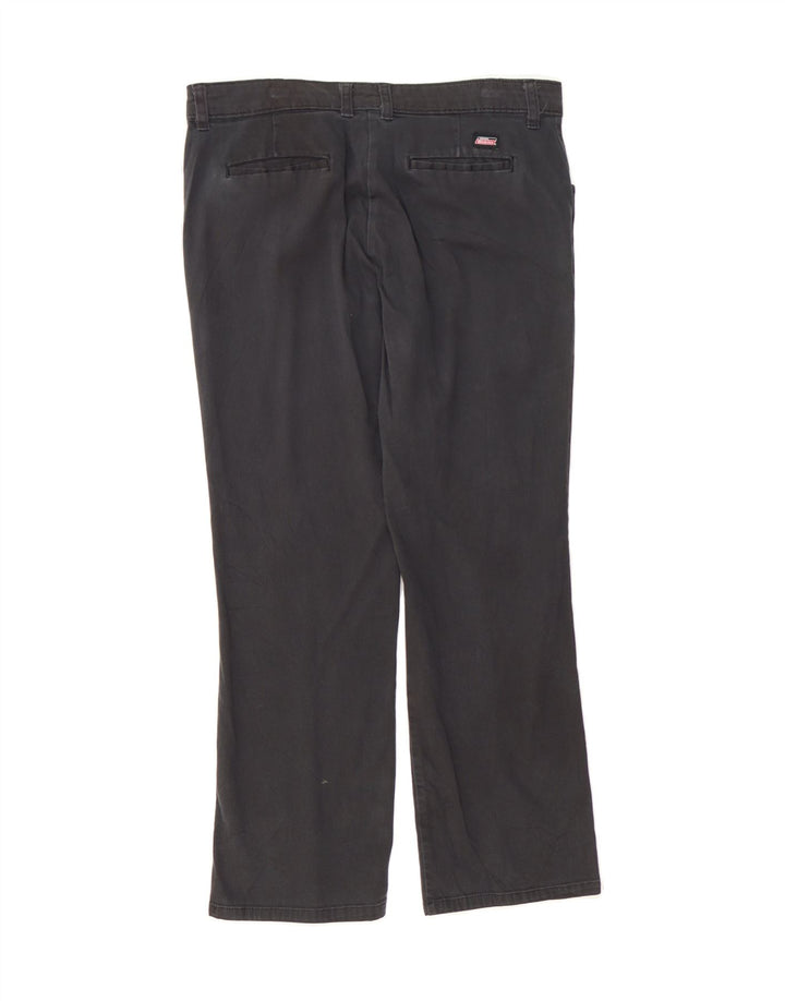DICKIES Womens Straight Casual Trousers W30 L27 Black Vintage Dickies and Second-Hand Dickies from Messina Hembry 