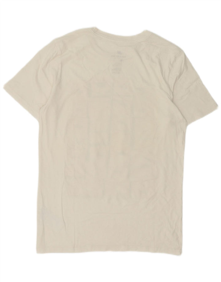 Nike Herre Athletic Cut Grafisk T-Shirt Top Lille hvid Bomuld