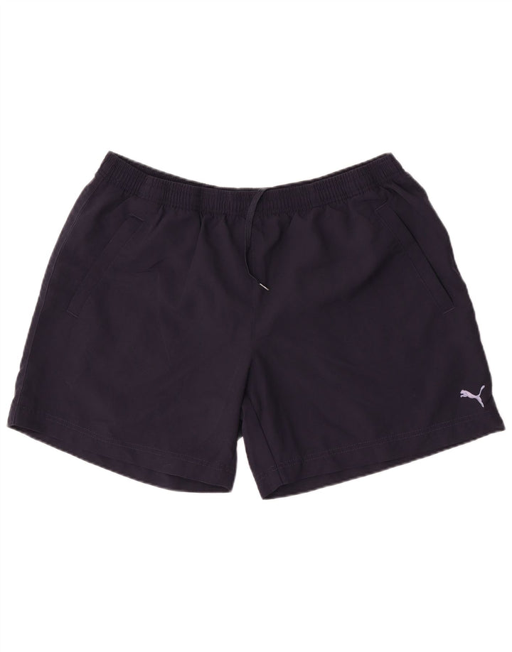 Puma Herre grafiske sportsshorts XL marineblå polyester