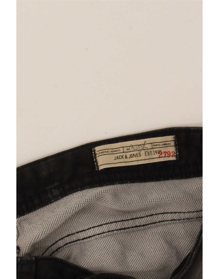 Jack & Jones Herre GLENN Slim Jeans W32 L34 Sort Bomuld