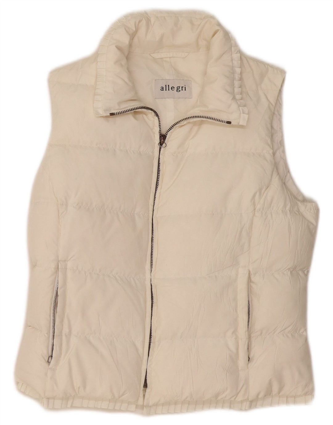 Allegri Womens Polstret Gilet UK 14 Medium White