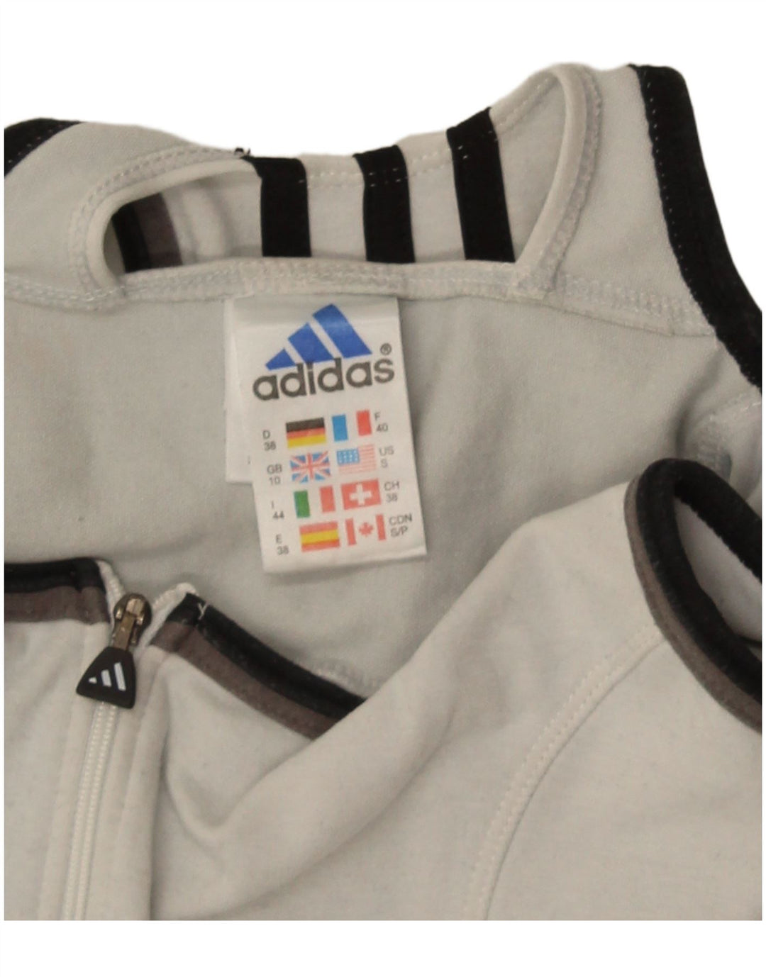 Adidas Dame Playsuit UK 10 Small Black Colourblock Bomuld