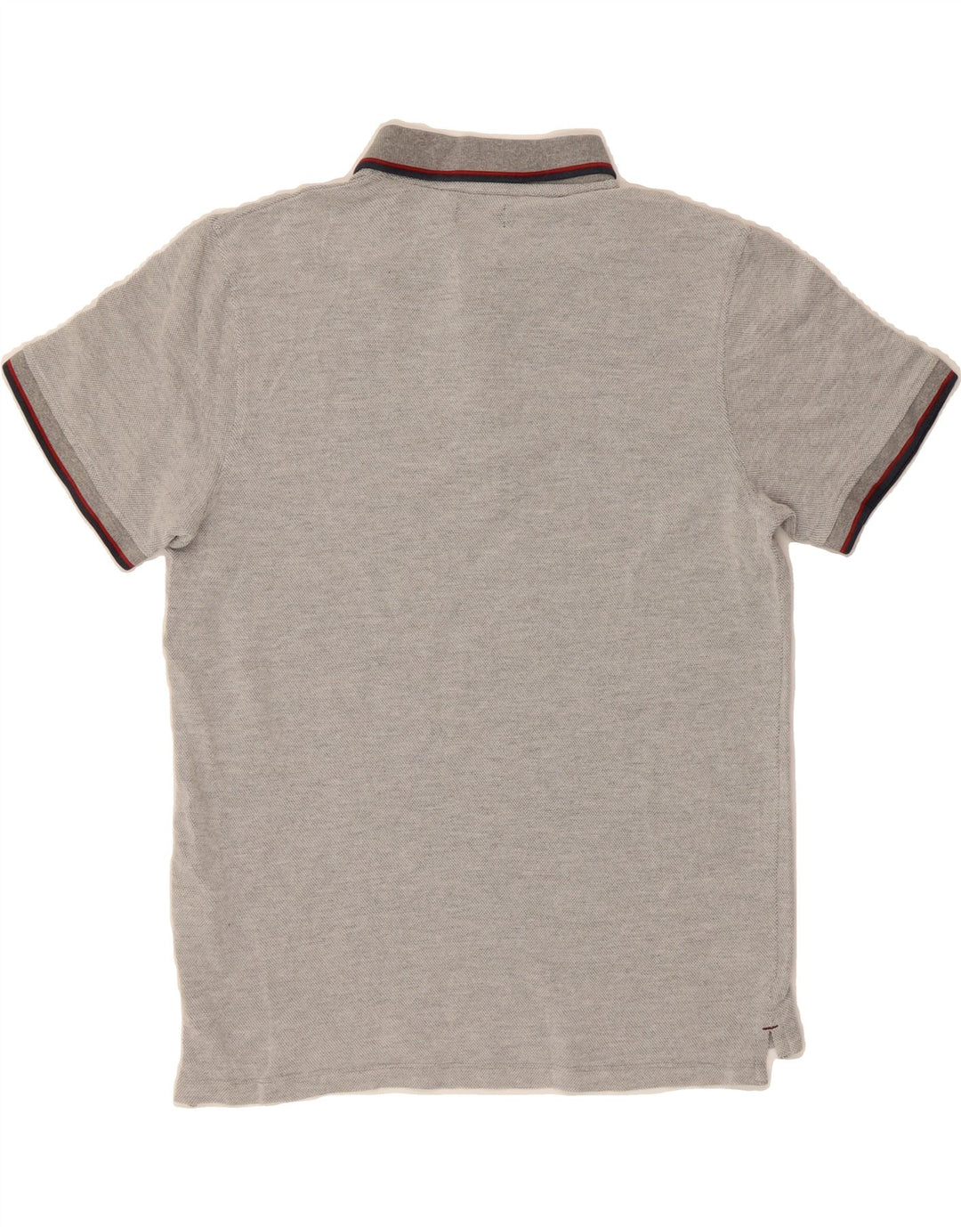 JACK & JONES Boys Polo Shirt 15-16 Years Large Grey Cotton Vintage Jack & Jones and Second-Hand Jack & Jones from Messina Hembry 