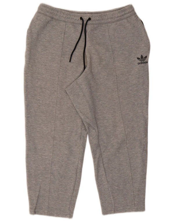 Adidas Herre Capri træningsdragt Bukser Medium Grey Flecked Bomuld