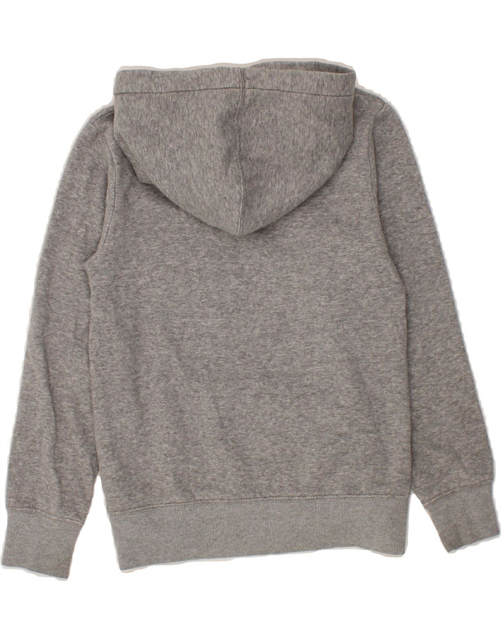 HURLEY Boys Graphic Hoodie Jumper 7-8 Years Small Grey Polyester Vintage Hurley and Second-Hand Hurley from Messina Hembry 