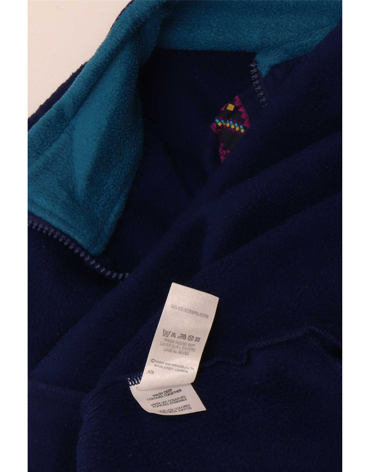 Marks & Spencer Dame St. Michael Fleecejakke UK 12 Medium Navy Blue