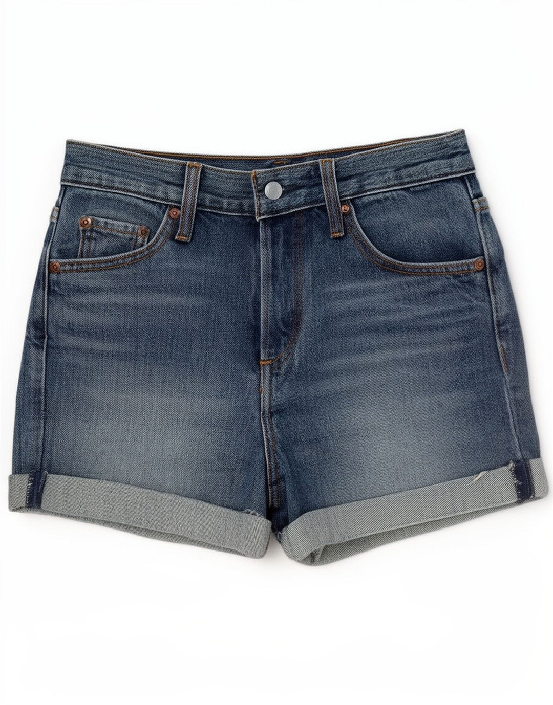 Levi's denimshorts til kvinder W26 Små blå bomuld