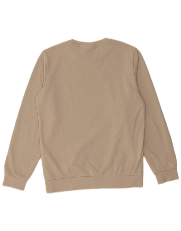 CHAMPION Drenge Grafisk Sweatshirt Jumper 13-14 år XL Beige Bomuld