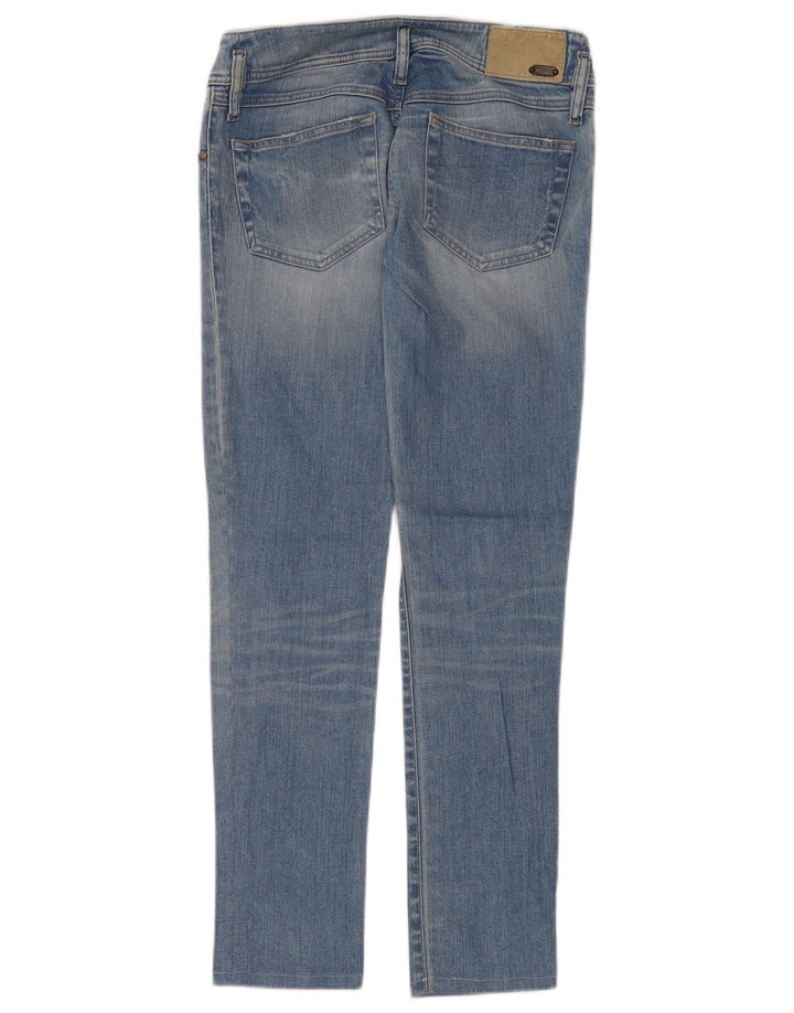 Diesel Dame Matic Slim Jeans W27 L32 Blå Bomuld