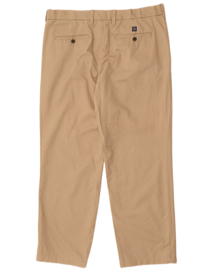 Marks & Spencer Herre Blue Harbor Lige Chinobukser W36 L29 Brun
