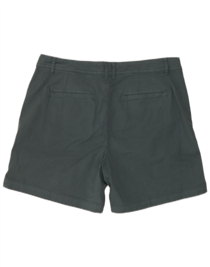Fat Face Dame Chino Shorts UK 12 Medium W30 Grøn Bomuld