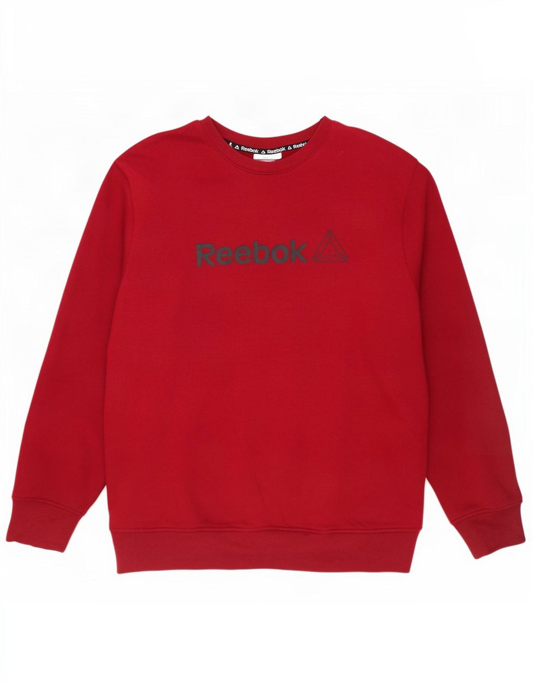 Reebok Herre Grafisk Sweatshirt Jumper Stor Rød Bomuld