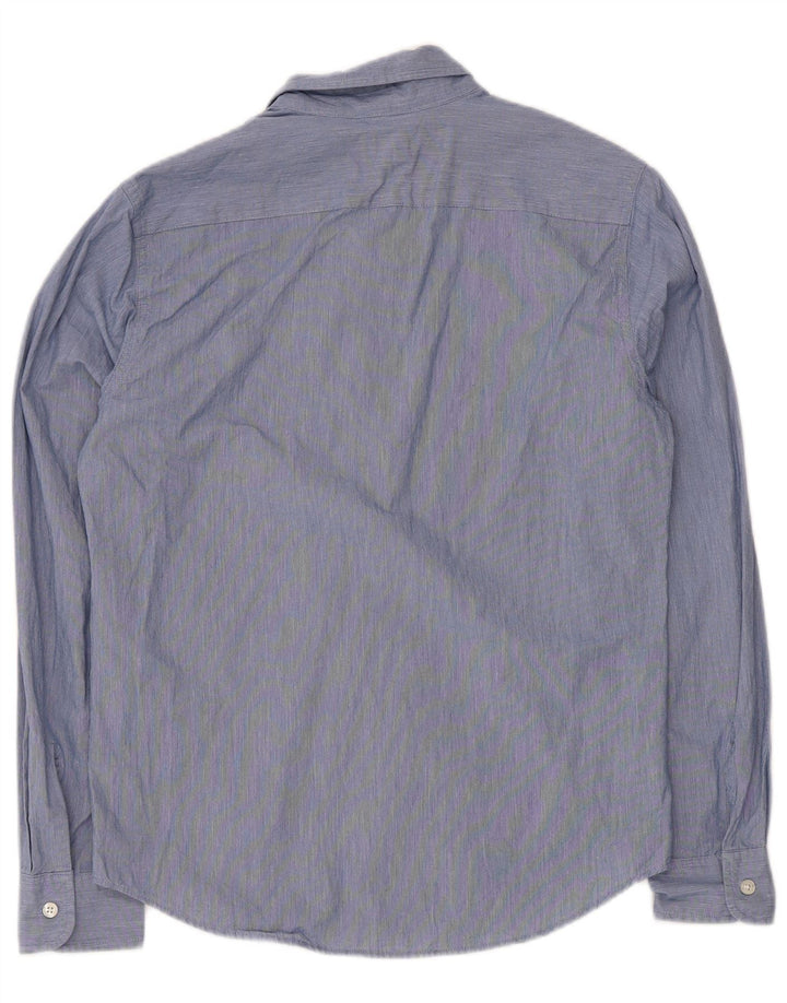 Levi's herreskjorte lille blå flækket bomuld