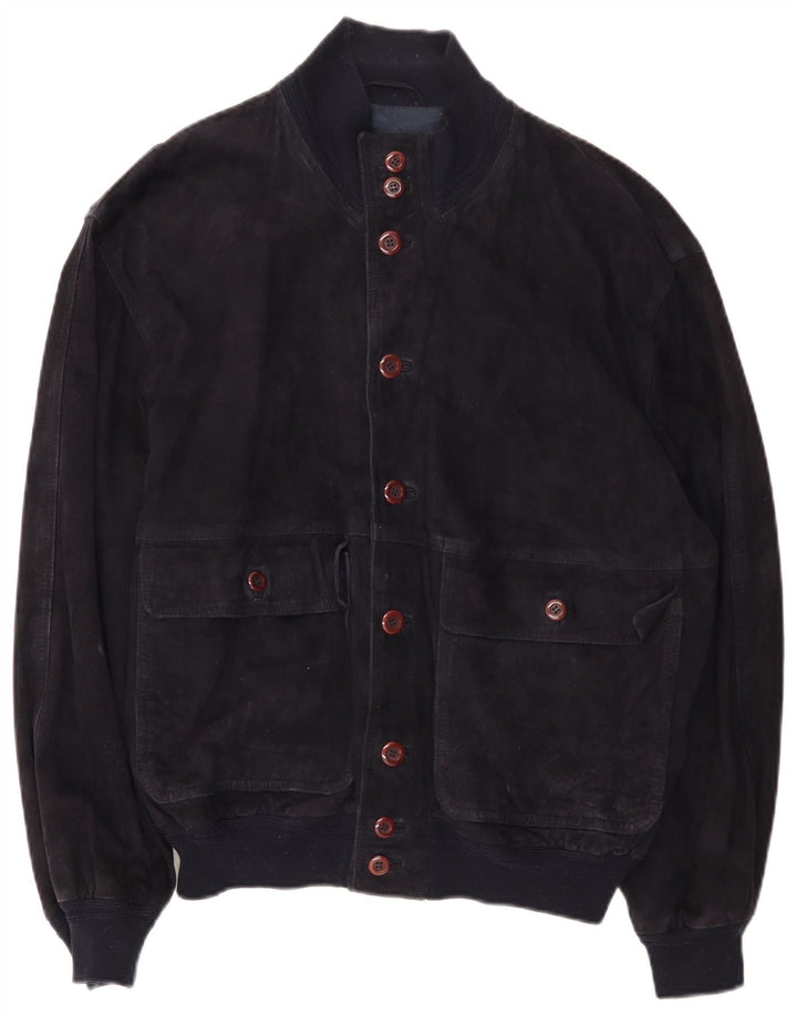 Vintage Bomberjakke til mænd IT 50 Large Navy Blue
