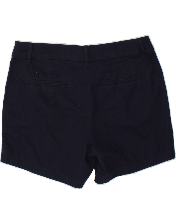 J. CREW Womens Chino Shorts US 8 Medium W30 Navy Blue Cotton Vintage J. Crew and Second-Hand J. Crew from Messina Hembry 