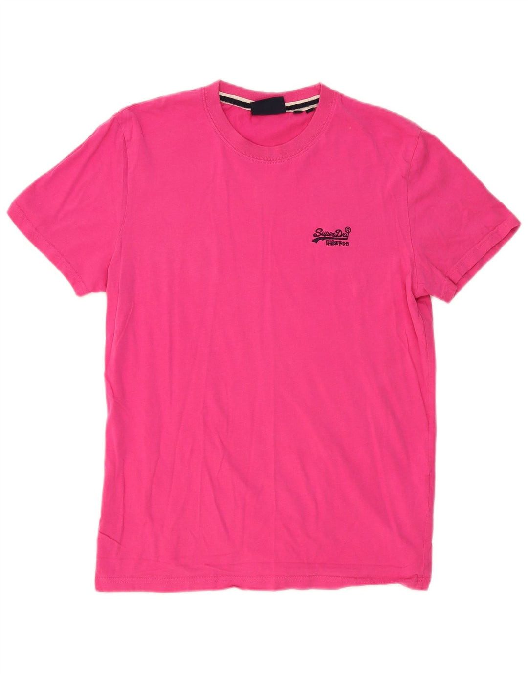 Superdry Herre T-shirt Top Stor Pink Bomuld