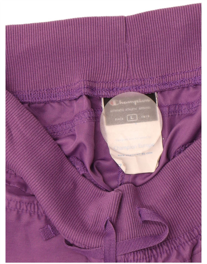 CHAMPION Womens træningsdragt Bukser UK 14 Stor lilla polyester