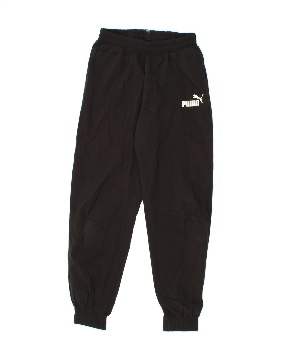 PUMA Boys Tracksuit Trousers Joggers 11-12 Years Black Vintage Puma and Second-Hand Puma from Messina Hembry 