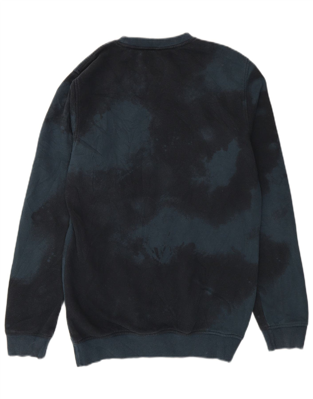 Adidas Herre Sweatshirt Jumper Small Blue Tie Dye Bomuld