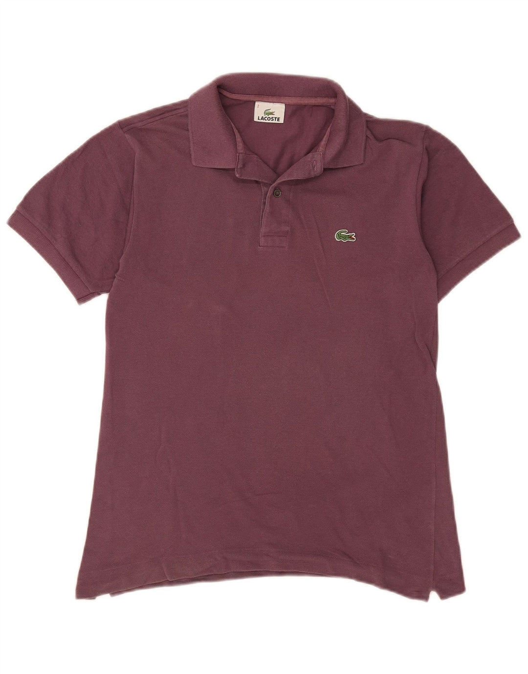 Lacoste Polo skjorte til mænd størrelse 2 XS Lilla bomuld